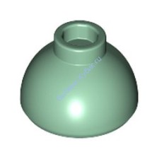 Деталь Лего Кубик Круглый 1 1/2 x 1 1/2 x 2/3 Купол Цвет Песочно-Зеленый