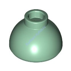 Деталь Лего Кубик Круглый 1 1/2 x 1 1/2 x 2/3 Купол Цвет Песочно-Зеленый