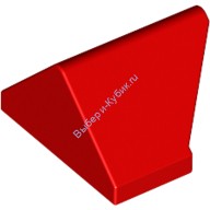 Деталь Лего Скос 45 2 х 1 Двойной / Обратный Цвет Красный
