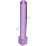 Деталь Лего Опора 1 х 1 х 6 Массив Колонны Цвет Лавандовый