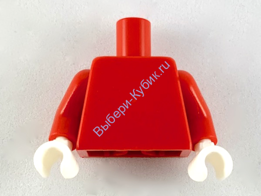 Деталь Лего Торс Цвет Красный