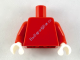 Деталь Лего Торс Цвет Красный