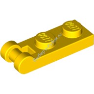 Деталь Лего Пластина 1 х 2 С Ручкой На Конце - Закрытые Концы Цвет Желтый