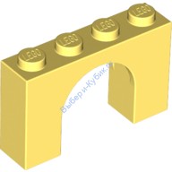 Деталь Лего Арка 1 х 4 х 2 Цвет Ярко-Светло-Желтый