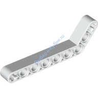 Деталь Лего Техник Бим 1 х 9 Изогнутый (7 - 3) Толстый Цвет Белый