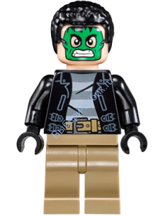Masked Robber - Green Mask, Striped Shirt (76082)