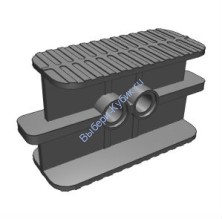 Деталь Лего Держатель Ремня 2 х 6 х 2 Цвет Темно-Серый (устаревш)