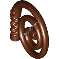 Деталь Лего Кнут Спиральный Цвет Коричневый