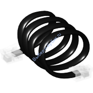 Деталь Лего Техник Соединительный Кабель Данных Mindstorms Nxt 50См Цвет Черный