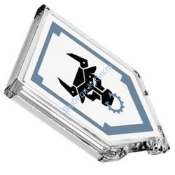 Деталь Лего Плитка Модифицированная 2 х 3 Пятиугольная С Рисунком Цвет Прозрачный