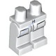 Деталь Лего Ноги Минифигурки с рисунком Цвет Белый