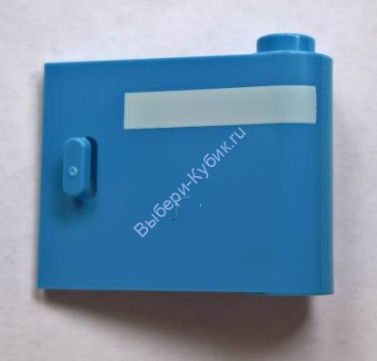 Деталь Лего Дверь 1 х 3 х 2 Правая Цвет Голубой