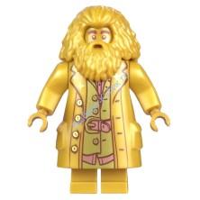 Минифигурка Лего Гарри Поттер Рубеус Хагрид Жемчужное Золото  Rubeus Hagrid, 20th Anniversary Pearl Gold