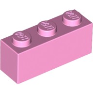 Кубик 1 х 3, Цвет: Ярко-Розовый