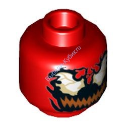 Деталь Лего Голова Минифигурки Цвет Красный