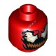 Деталь Лего Голова Минифигурки Цвет Красный