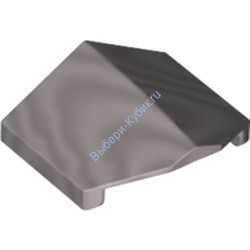 Деталь Лего Кубик Скос Двойной 33 2 x 2 Цвет Металлический Серебряный