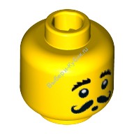 Деталь Лего Голова Минифигурки Цвет Желтый