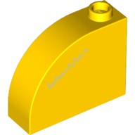 Деталь Лего Кубик Модифицированный 1 х 3 х 2 С Закругленным Верхом Цвет Желтый