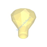 Деталь Лего Камень / Кристалл 1 х 1 24 Грани Цвет Прозрачно-Желтый