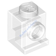 Деталь Лего Кубик Модифицированный 1 х 1 С Потайным Штырьком Цвет Прозрачный