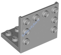 Деталь Лего Кронштейн 3 x 4 - 3 x 4 Цвет Светло-Серый