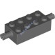 Деталь Лего Кубик Модифицированный 2 х 4 С Пинами Цвет Темно-Серый
