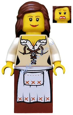 Минифигурка Лего Фентези Рыцари Служанка cas404