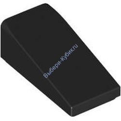 Деталь Лего Скос 2 x 1 x 2/3 Цвет Черный