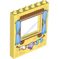 Деталь Лего Панель 1 х 6 х 6 Цвет Ярко-Светло-Желтый