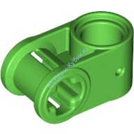 Деталь Лего Техник Коннектор Перпендикулярный Цвет Ярко-Зеленый