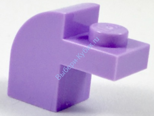 Деталь Лего Кубик Модифицированный 1 х 2 х 1 1/3 С Закругленным Верхом Цвет Лавандовый