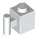 Деталь Лего Кубик Модифицированный 1 х 1 С Ручкой Цвет Белый