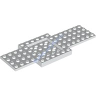 Деталь Лего База Т/С 6 х 16 х С 4 х 4 Утопленный Центр Цвет Белый