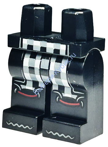 Деталь Лего Ноги С Рисунком Цвет Черный