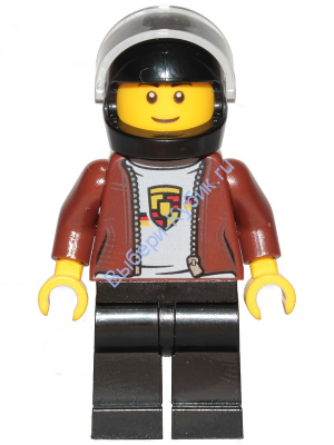 Минифигурка Лего - Водитель Porsche 911 sc078