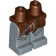 Деталь Лего Ноги С Рисунком Цвет Коричневый