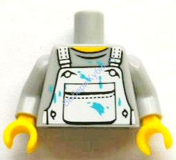 Детали Лего Торс Цвет Светло-Серый