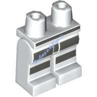 Деталь Лего Ноги С Рисунком Цвет Белый