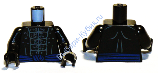 Деталь Лего Торс С Рисунком Цвет Черный