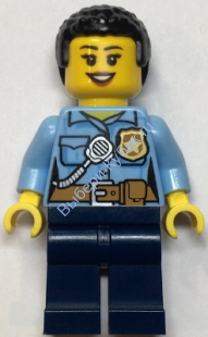 Минифигурка Лего Сити Полицейский Девушка
