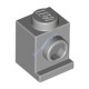 Деталь Лего Кубик Модифицированный 1 х 1 С Потайным Штырьком Цвет Светло-Серый