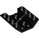 Деталь Лего Скос Перевернутый 45 4 х 4 Двойной С 2 Отверстиями Цвет Черный