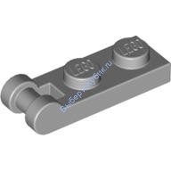 Деталь Лего Пластина 1 х 2 С Ручкой На Конце - Закрытые Концы Цвет Светло-Серый