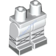 Деталь Лего Ноги С Рисунком Цвет Белый