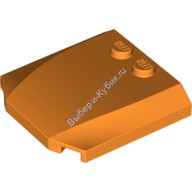 Деталь Лего Клин 4 x 4 x 2/3 Тройной Изогнутый Цвет Оранжевый