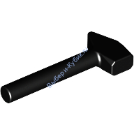 Деталь Аналог Совместимый С Лего Молоток Цвет Черный