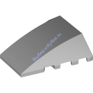 Деталь Лего Клин 4 х 4 Без Штырьков Цвет Светло-Серый