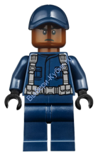 Guard, Ball Cap, Reddish Brown Head