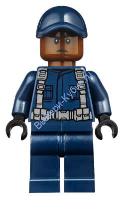 Guard, Ball Cap, Reddish Brown Head